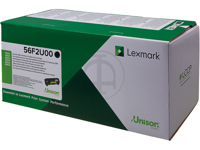 LEXMARK (ORIGINAL) - Lexmark 56F2U00 Noir (25000 pages) Toner de marque