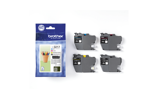 Cartouches Brother LC-3217 - Pack 4 pour imprimante Brother