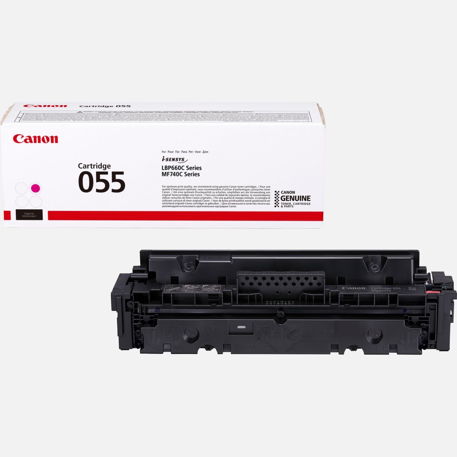 CANON (ORIGINAL) - Canon 055 Magenta Cartouche de toner originale 3014C002