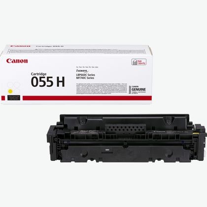 CANON (ORIGINAL) - Canon 055 Jaune Cartouche de toner originale 3013C002