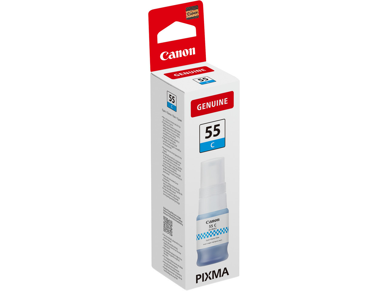 CANON (ORIGINAL) - Canon GI55C Cyan Bouteille d'encre originale 6289C001