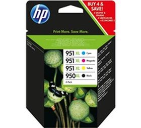 HP (ORIGINAL) - HP 950XL-HP 951XL Pack de 4 cartouches d'encre originales C2P43AE