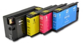HP - 950XL/951XL - C2P43AE - Pack de 4 cartouches d'encre - noir