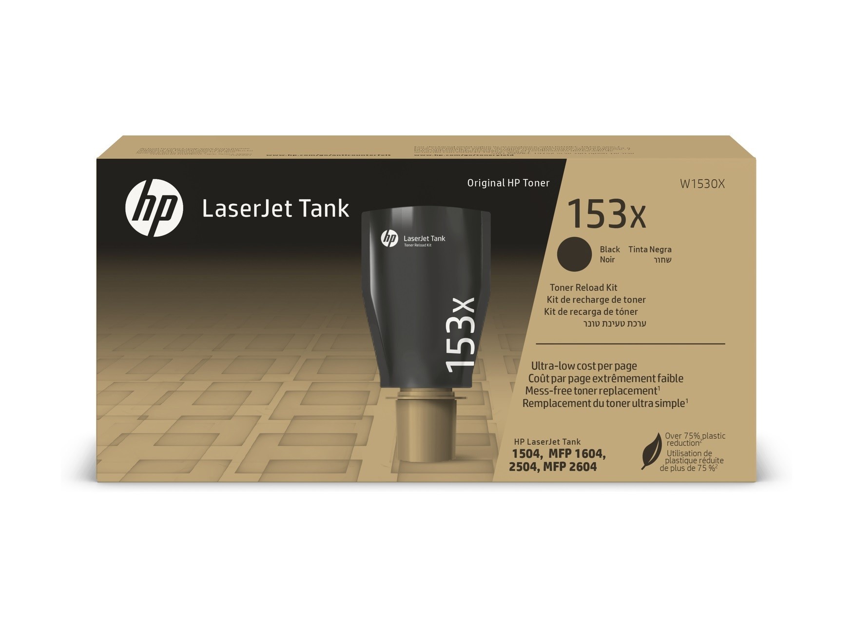 HP (ORIGINAL) - HP 153X Noir Kit de recharge de toner original W1530X