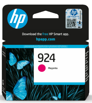 HP (ORIGINAL) - HP 924 Magenta Cartouche d'encre originale 4K0U4NE