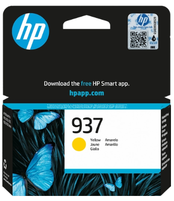 HP (ORIGINAL) - HP 937 Jaune Cartouche d'encre originale 4S6W4NE