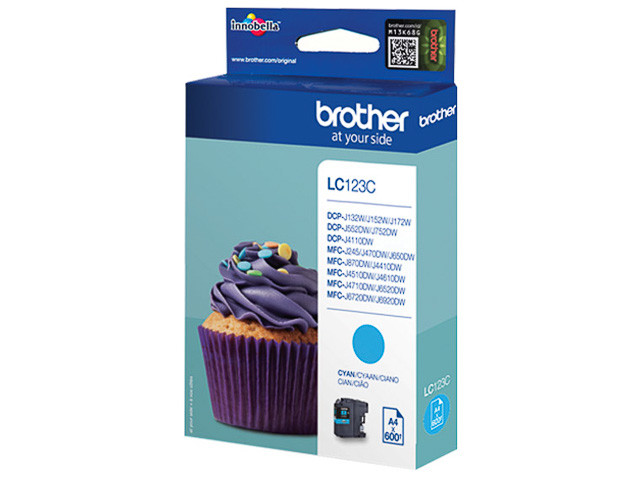 BROTHER ORIGINAL - Brother LC123 Cyan Cartouche d'encre originale