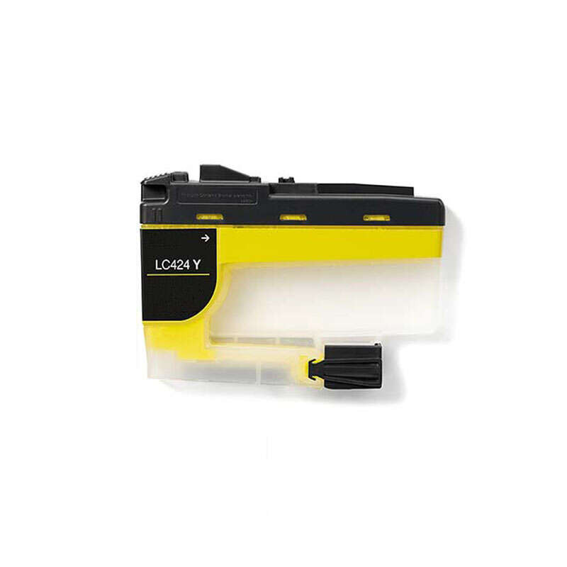 BROTHER (COMPATIBLE) - LC424 Jaune Cartouche d'encre compatible Brother