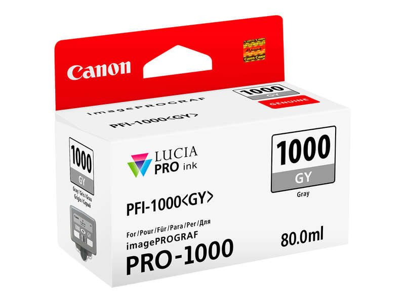 CANON ORIGINAL - Canon PFI1000 Gris Cartouche d'encre originale 0552C001