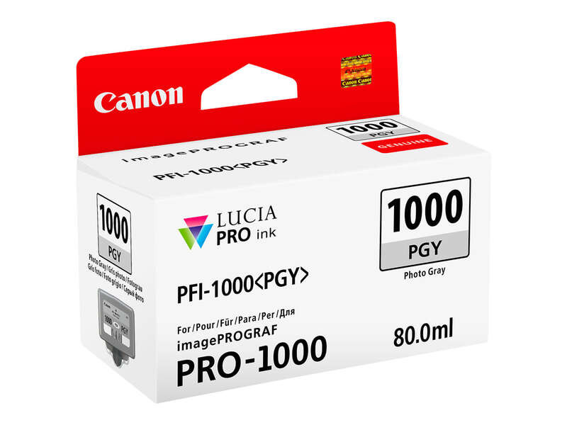 CANON ORIGINAL - Canon PFI1000 Gris Photo Cartouche d'encre originale 0553C001