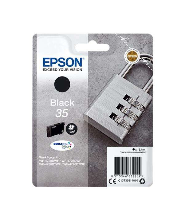 EPSON ORIGINAL - Epson T3581 Noire Cartouche d'encre originale C13T35814010