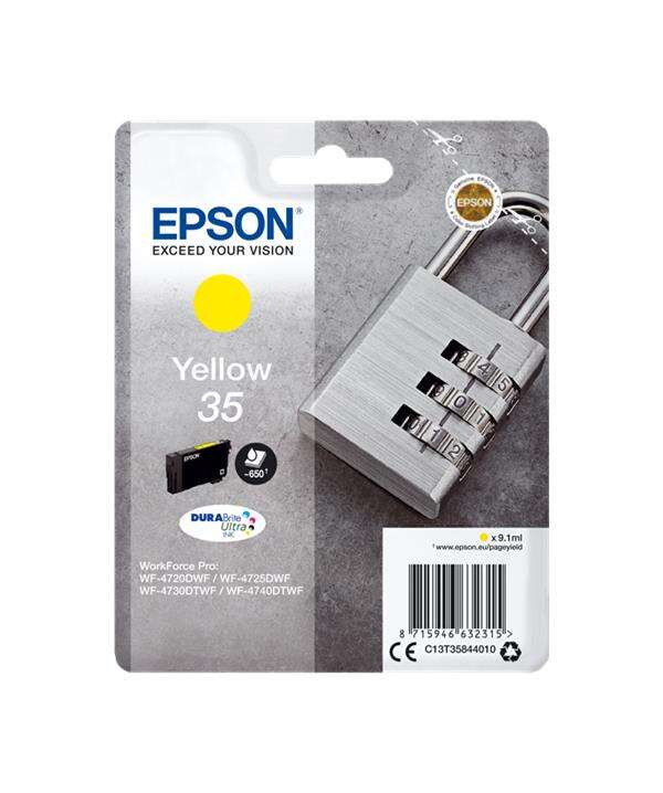 EPSON ORIGINAL - Epson T3584 Jaune Cartouche d'encre originale C13T35844010