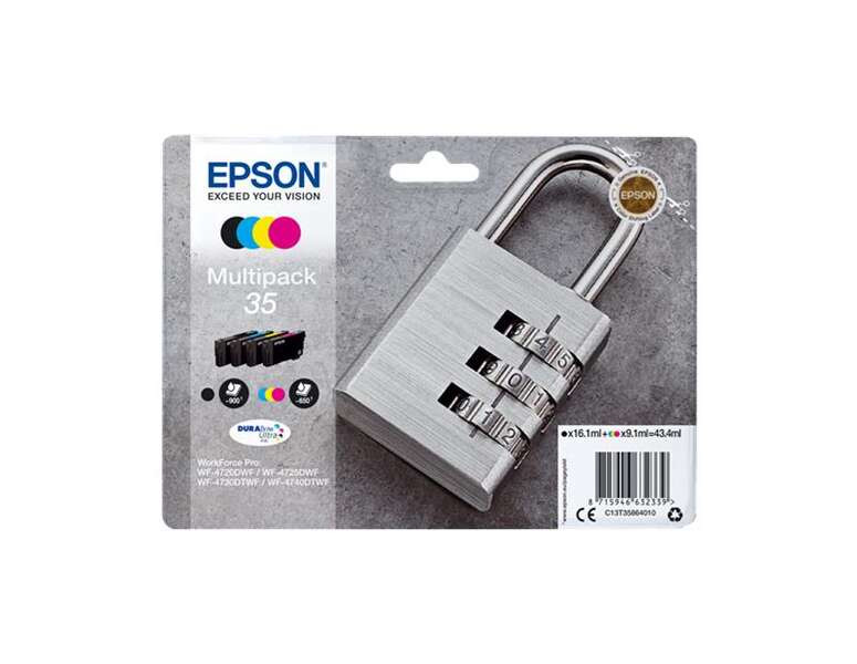 EPSON ORIGINAL - Epson T3586 Pack de 4 cartouches d'encre originales C13T35864010