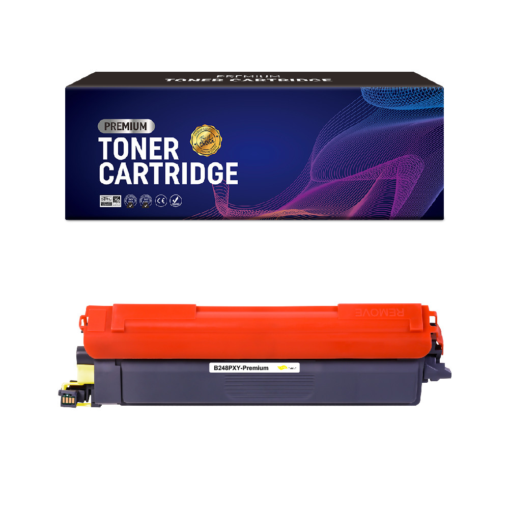 BROTHER (COMPATIBLE PREMIUM) - TN248XL Jaune Cartouche de toner générique Brother Qualité Premium