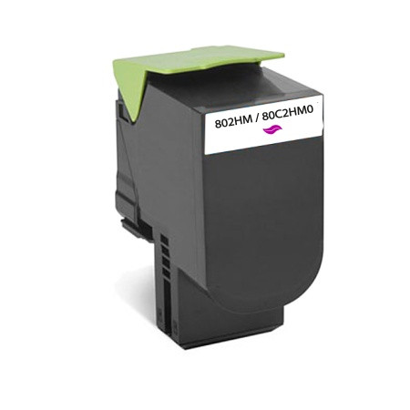 LEXMARK (COMPATIBLE PREMIUM) - 802HM Magenta (3000 pages) Toner compatible Lexmark Qualité Premium