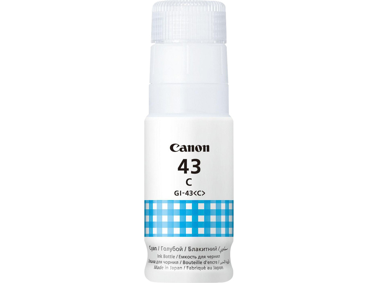 CANON (ORIGINAL) - Canon GI43 Cyan Bouteille d'encre originale 4672C001