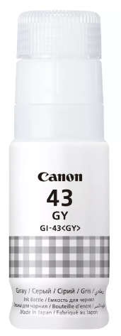 CANON (ORIGINAL) - Canon GI43 Gris Bouteille d'encre originale 4707C001