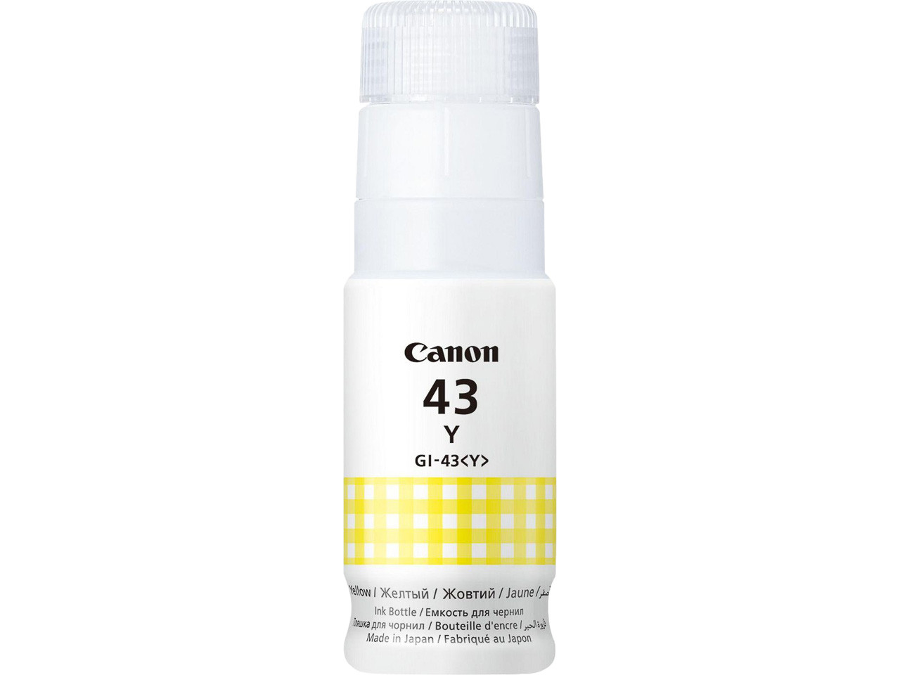 CANON (ORIGINAL) - Canon GI43 Jaune Bouteille d'encre originale 4689C001