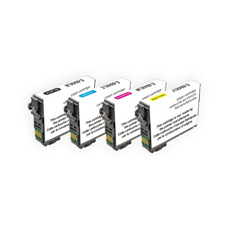 EPSON (COMPATIBLE PREMIUM) - Epson 604XL Pack 4 cartouches d'encre remanufacturées C13T10H64010 Qualité Premium