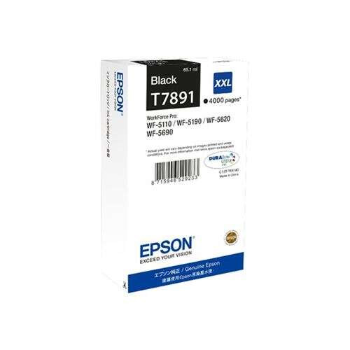 EPSON (ORIGINAL) - Epson T7891 Noir Cartouche d'encre original C13T789140