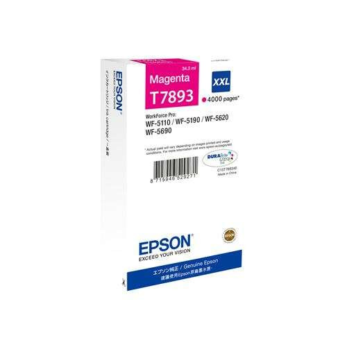 EPSON (ORIGINAL) - Epson T7893 Magenta Cartouche d'encre original C13T789340