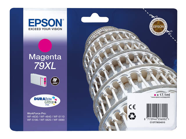 EPSON ORIGINAL - Epson T7903 Magenta Cartouche d'encre originale C13T79034010