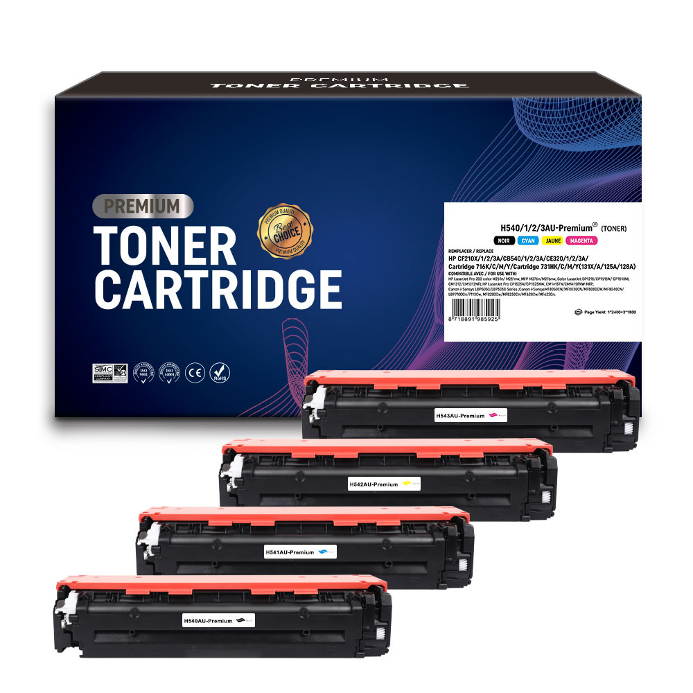 HP (COMPATIBLE PREMIUM) - HP 131X-HP 131A Pack de 4 Cartouches de toner remanufacturées HP131X-U0SL1AM