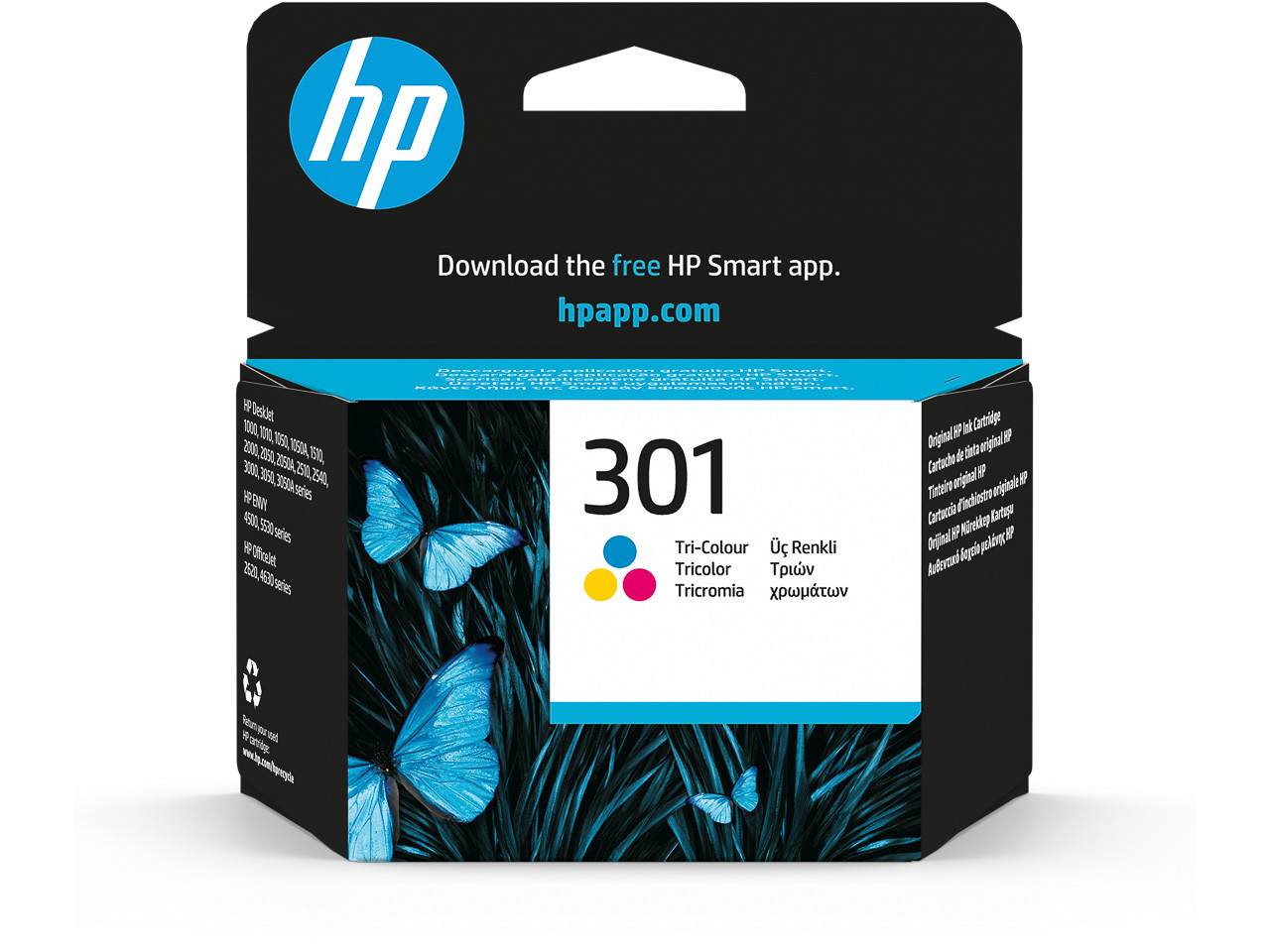 HP ORIGINAL - HP 301 Tricolor Cartouche d'encre originale CH562EE