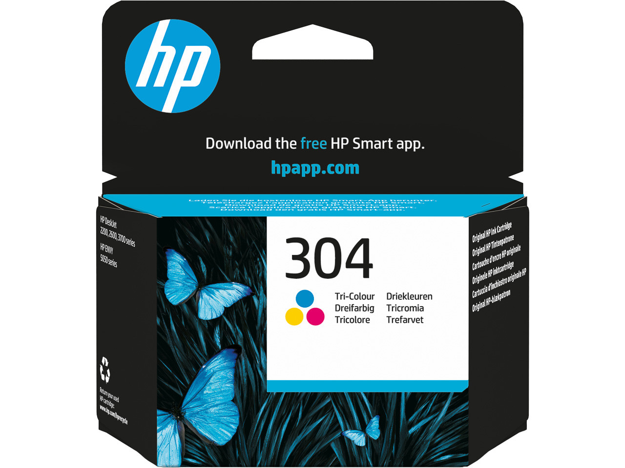 HP ORIGINAL - HP 304 Tricolor Cartouche d'encre originale N9K05AE