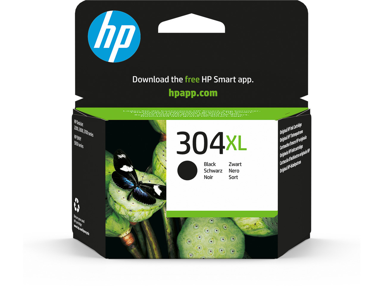 HP ORIGINAL - HP 304XL Noir Cartouche d'encre originale N9K08AE