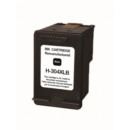 COMPATIBLE HAUT DE GAMME HP - HP 304XL Noir Cartouche d'encre remanufacturée N9K08AE Qualité Premium