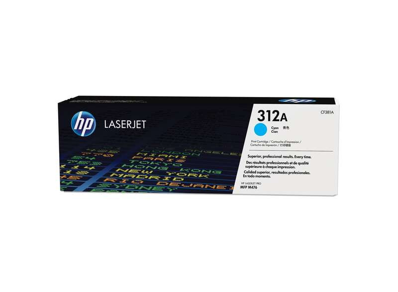 HP (ORIGINAL) - HP 312A Cyan Cartouche de toner originale CF381A