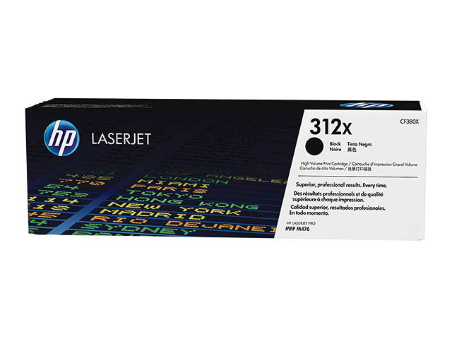 HP (ORIGINAL) - HP 312X Noir Cartouche de toner originale CF380X