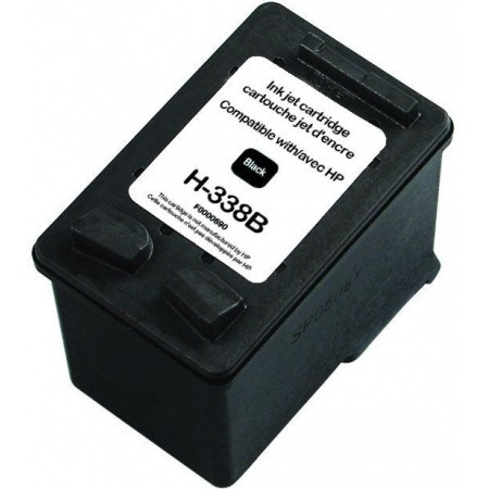 COMPATIBLE HAUT DE GAMME HP - HP 338 Noir Cartouche d'encre remanufacturée C8765EE Qualité Premium