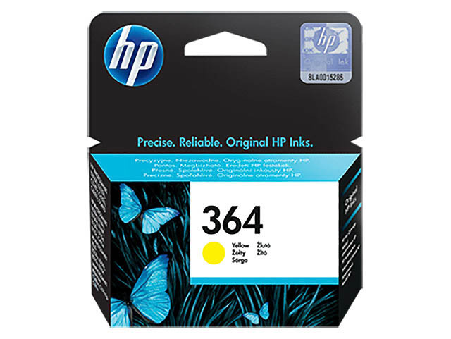 HP ORIGINAL - HP 364 Jaune Cartouche d'encre originale CB320EE