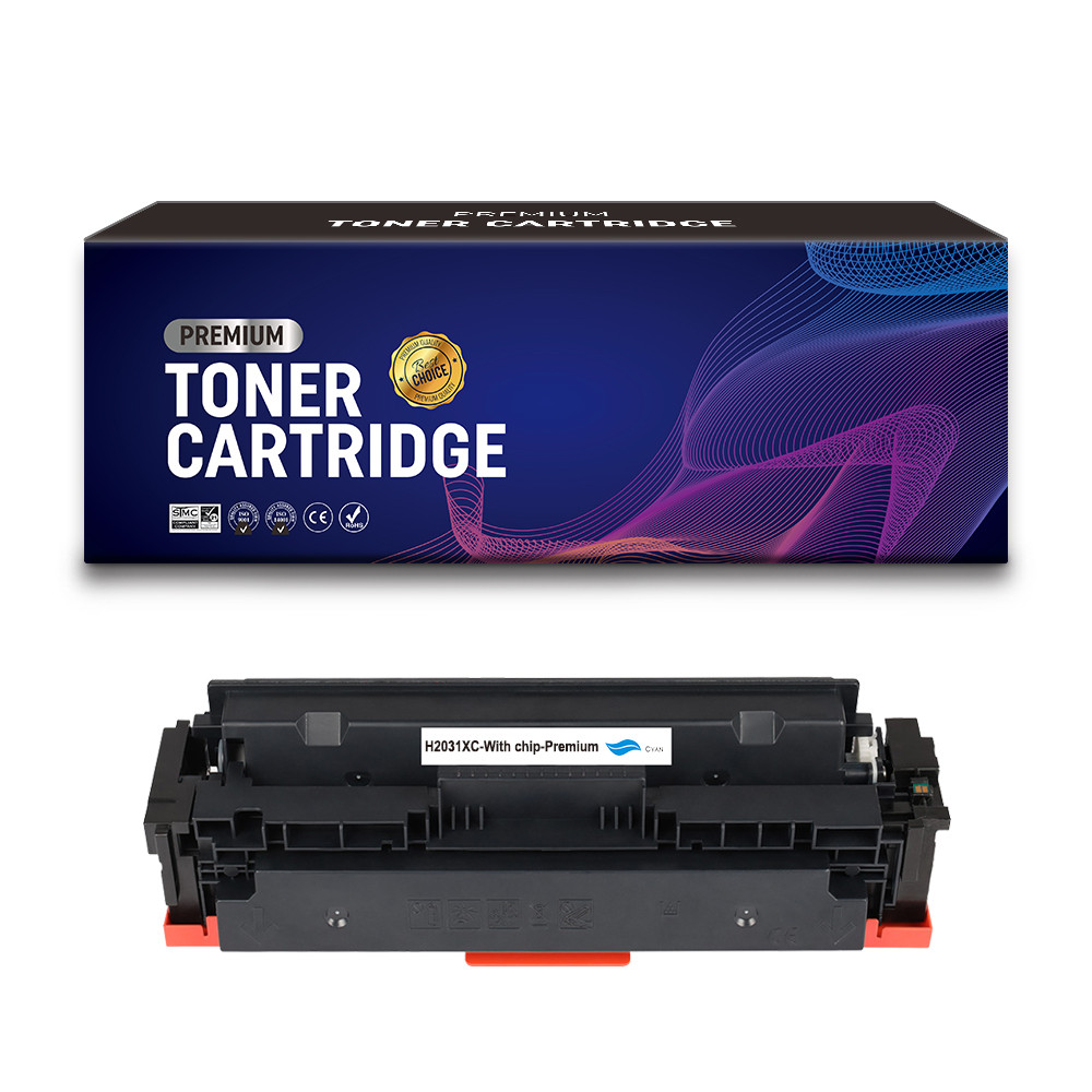 HP (COMPATIBLE PREMIUM) - HP 415X Cyan Cartouche de toner générique W2031X Qualité Premium