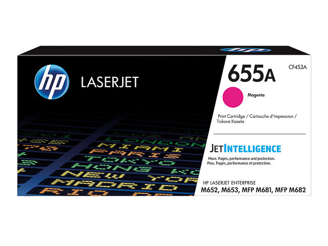 HP (ORIGINAL) - HP 655A Magenta Cartouche de toner originale CF453A