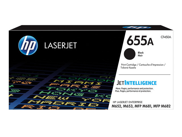 HP (ORIGINAL) - HP 655A Noir Cartouche de toner originale CF450A