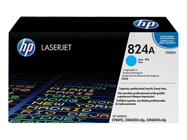 HP (ORIGINAL) - HP 824A Cyan Cartouche de toner originale CB385A