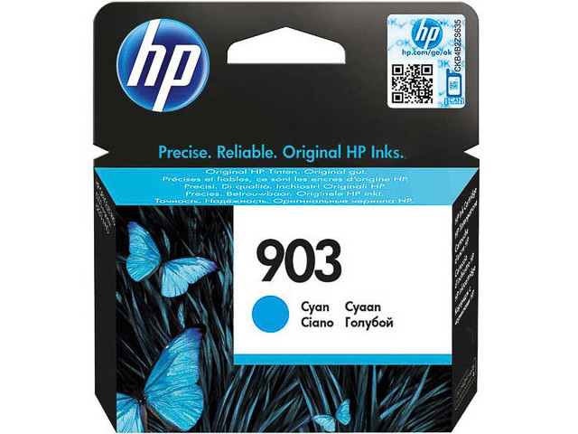 HP (ORIGINAL) - HP 903 Cyan Cartouche d'encre originale T6L87AE