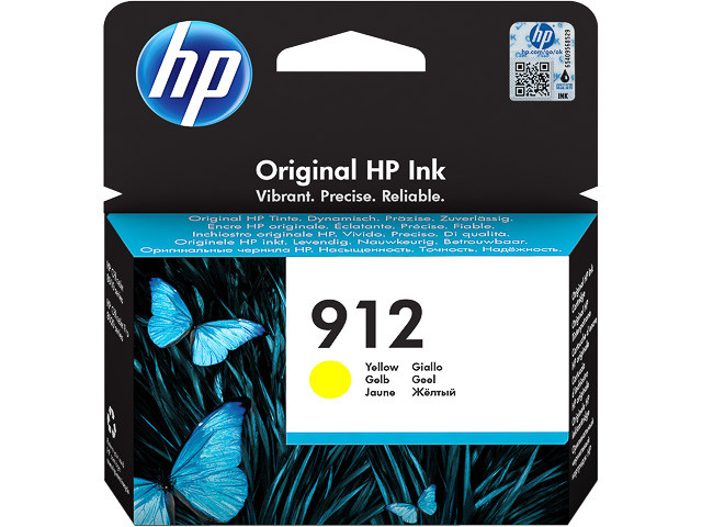 HP (ORIGINAL) - HP 912 Jaune Cartouche d'encre originale 3YL79AE