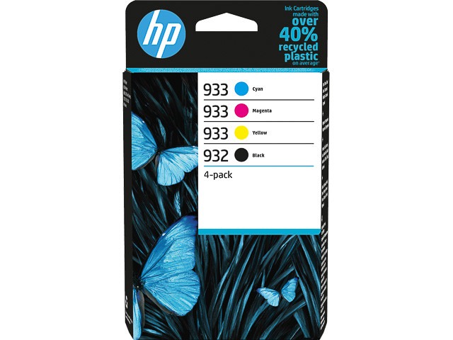 HP (ORIGINAL) - HP 932-HP 933 Lot de 4 Cartouches d'encre originales 6ZC71AE