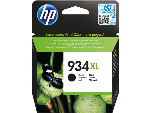 HP (ORIGINAL) - HP 934XL Noir Cartouche d'encre originale C2P23AE