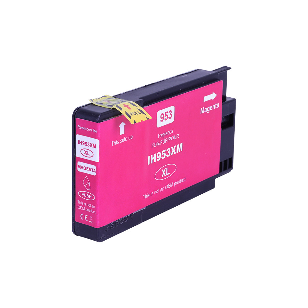 HP (COMPATIBLE PREMIUM) - HP 953XL Magenta Cartouche d'encre remanufacturée F6U17AE Qualité Premium