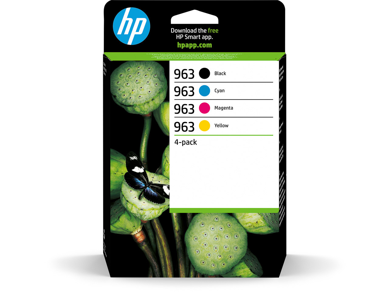 HP (ORIGINAL) - HP 963 Pack de 4 Cartouches d'encre originales 6ZC70AE