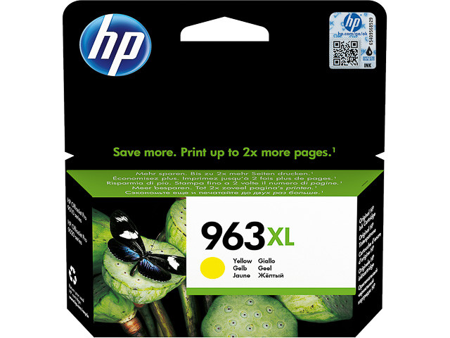 HP (ORIGINAL) - HP 963XL Jaune Cartouche d'encre originale 3JA29AE