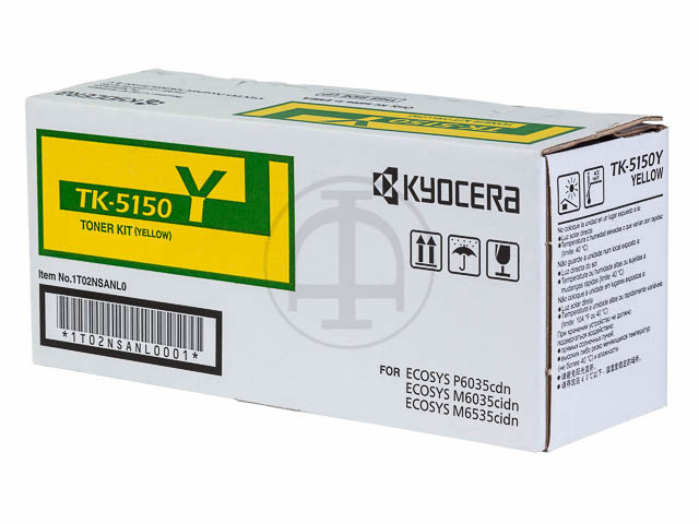 KYOCERA  ORIGINAL - Kyocera TK5150 Jaune Cartouche de toner originale 1T02NSANL0