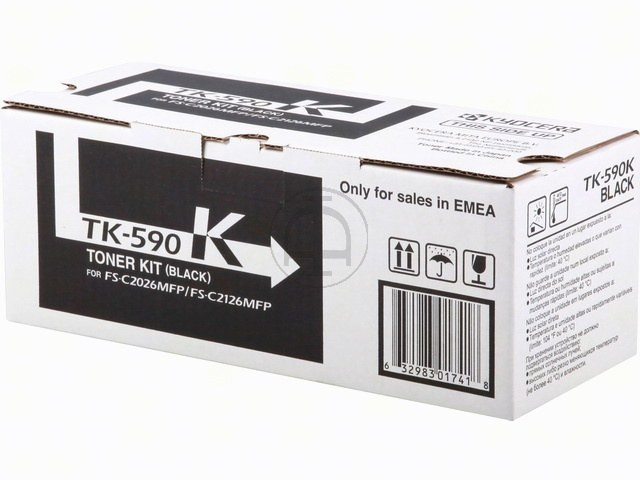 KYOCERA  ORIGINAL - Kyocera TK590K Noir Cartouche de toner originale 1T02KV0NL0