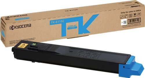 KYOCERA (ORIGINAL) - Kyocera TK8115C Cyan Cartouche de toner originale 1T02P3CNL0