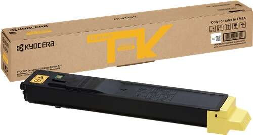 KYOCERA (ORIGINAL) - Kyocera TK8115Y Jaune Cartouche de toner originale 1T02P3ANL0